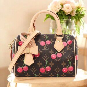 Brand New 20th Anniversary Louis Vuitton x Takashi Murakami Cherry Speedy 20 🍒